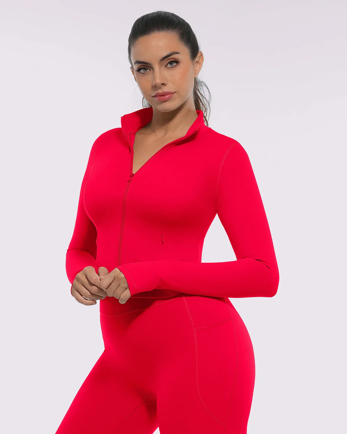 ThermaCinch AeroSlim Giacca slim con zip — AiroFlex™