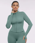ThermaCinch AeroSlim Giacca slim con zip — AiroFlex™