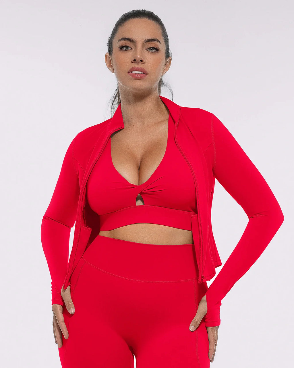 ThermaCinch AeroSlim Giacca slim con zip — AiroFlex™