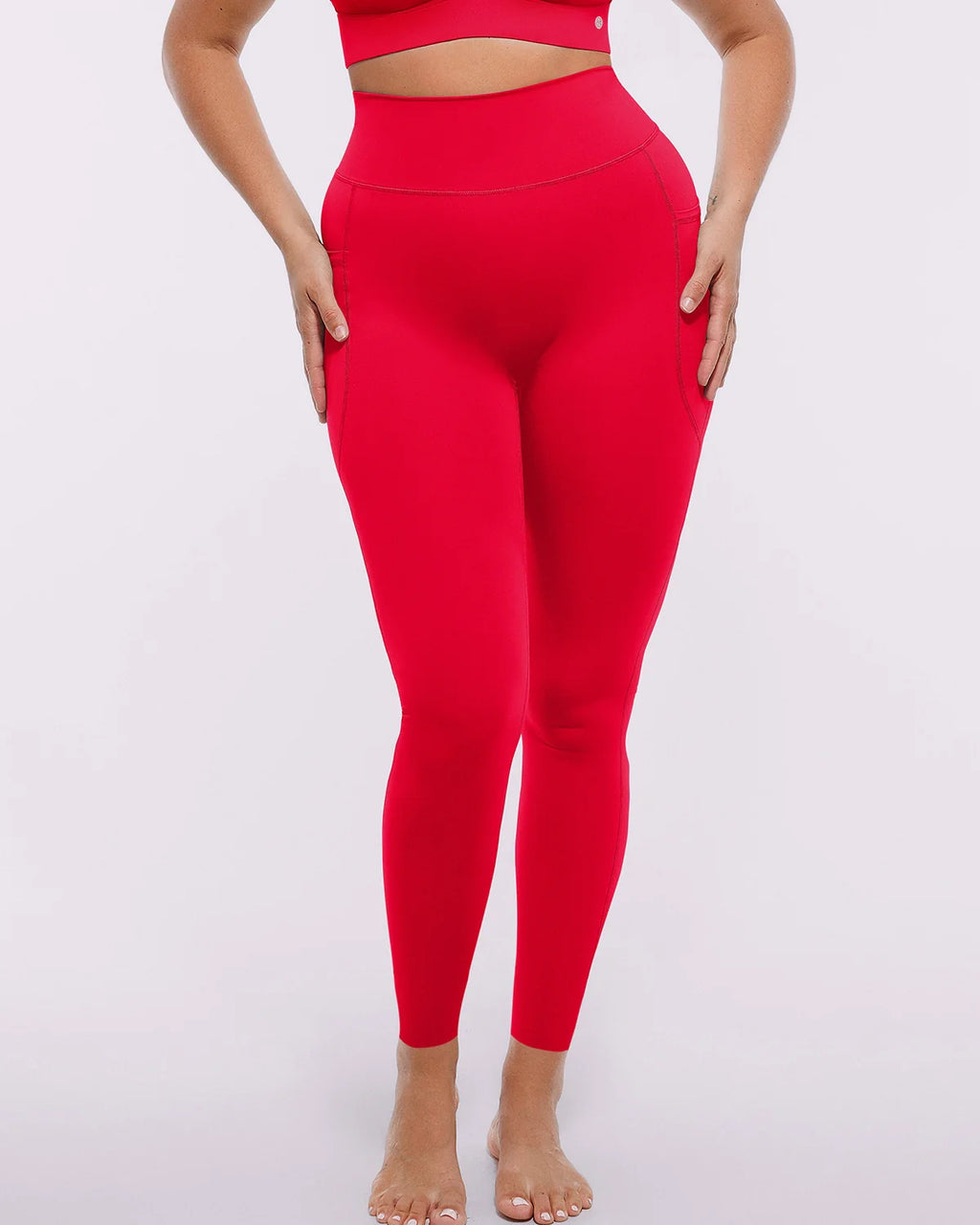 ThermaCinch AeroSlim Trainings-Leggings mit Taschen — AiroFlex™