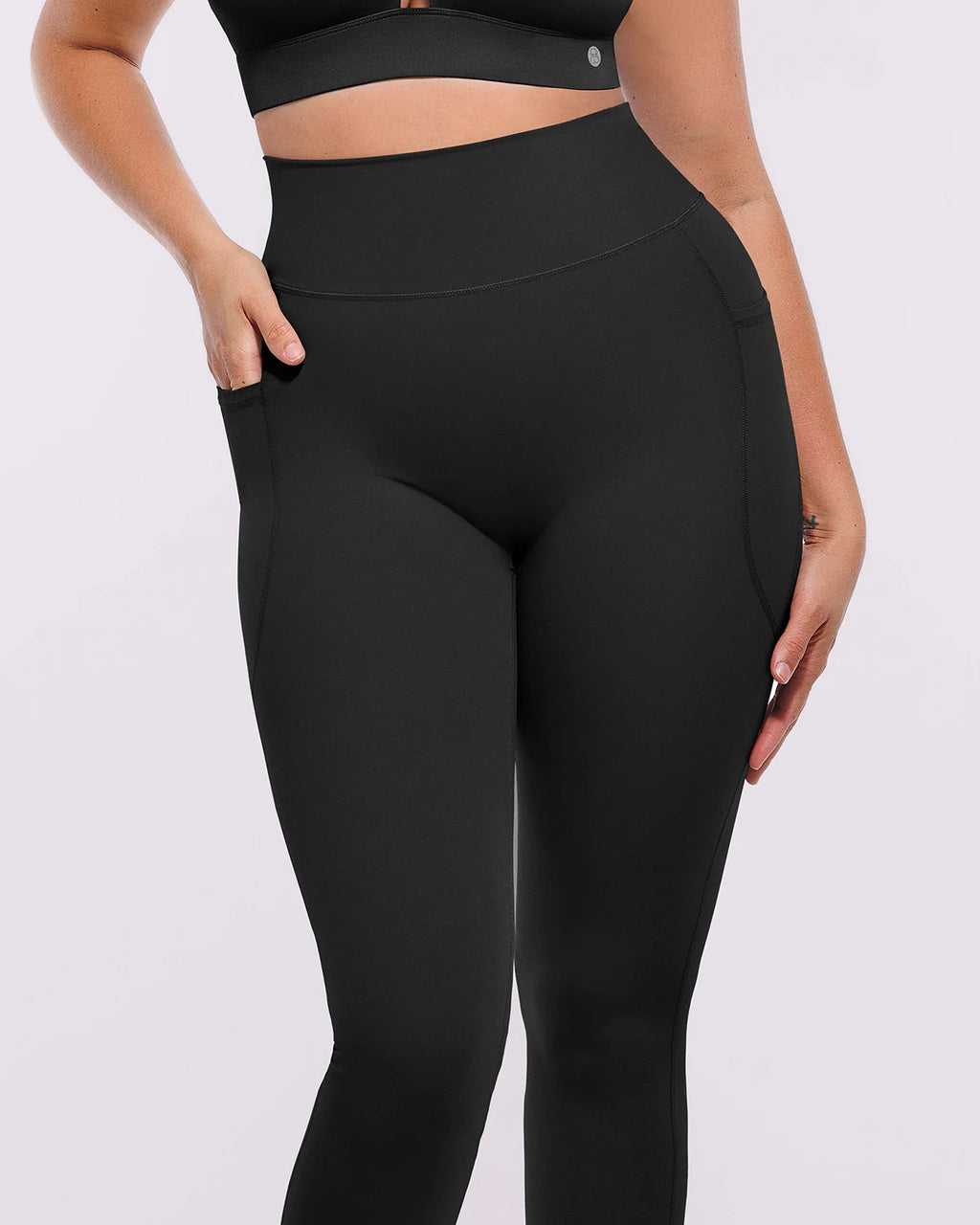 ThermaCinch AeroSlim Trainings-Leggings mit Taschen — AiroFlex™