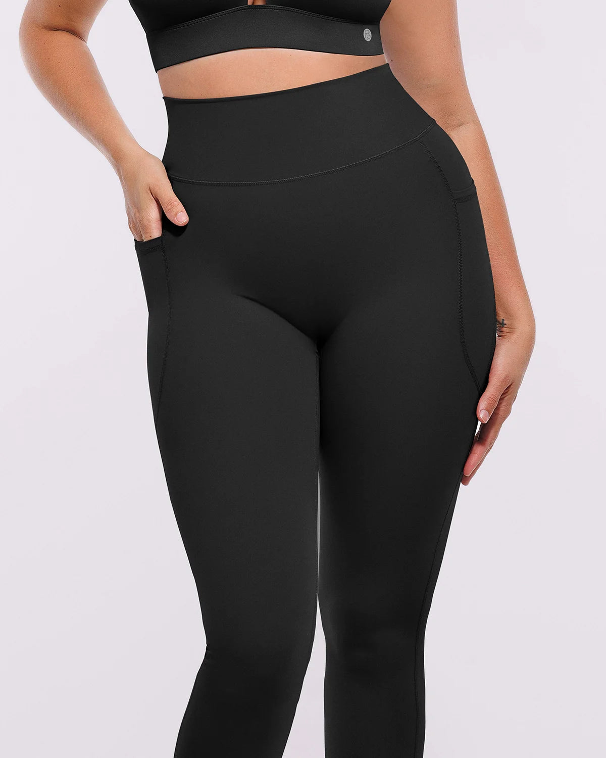 ThermaCinch AeroSlim Trainings-Leggings mit Taschen — AiroFlex™