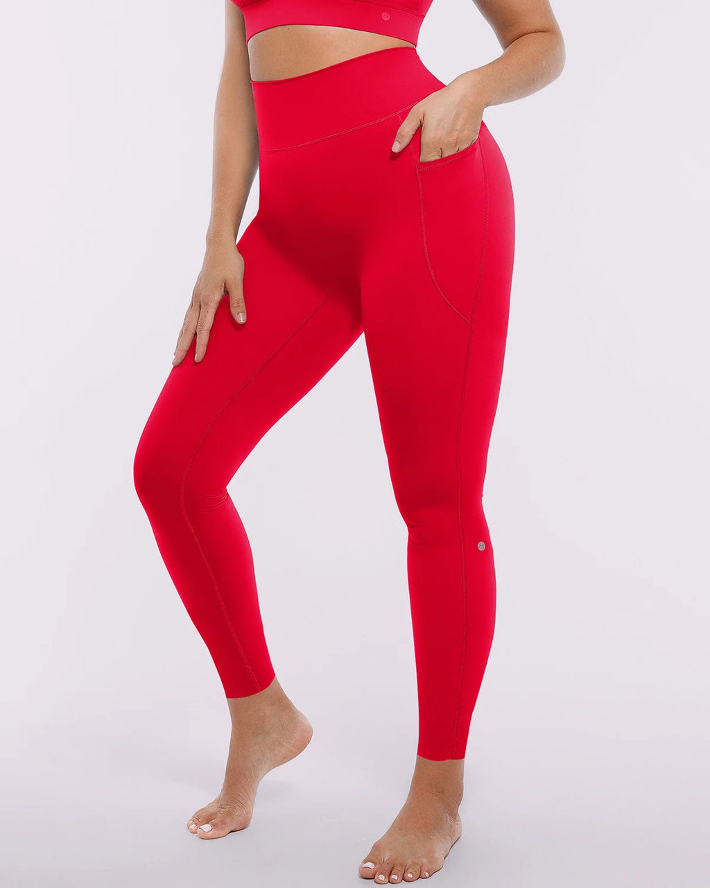 ThermaCinch AeroSlim Trainings-Leggings mit Taschen — AiroFlex™