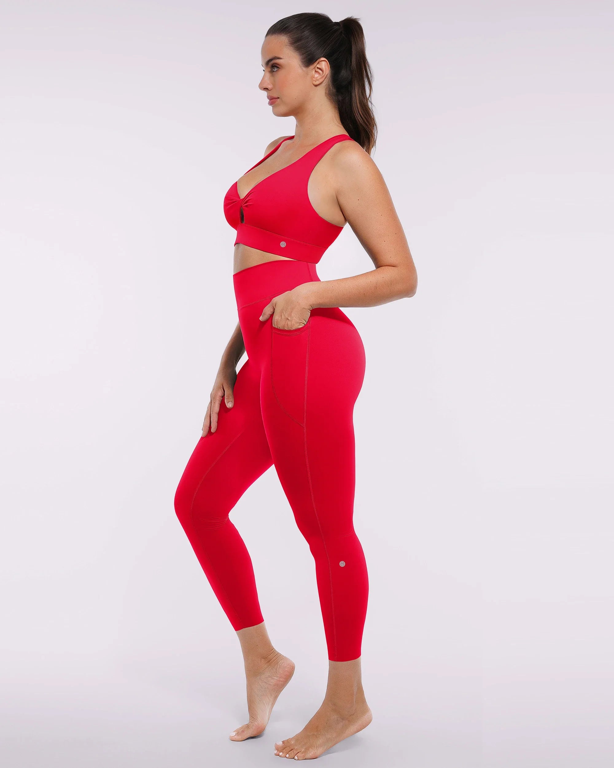 ThermaCinch AeroSlim Trainings-Leggings mit Taschen — AiroFlex™
