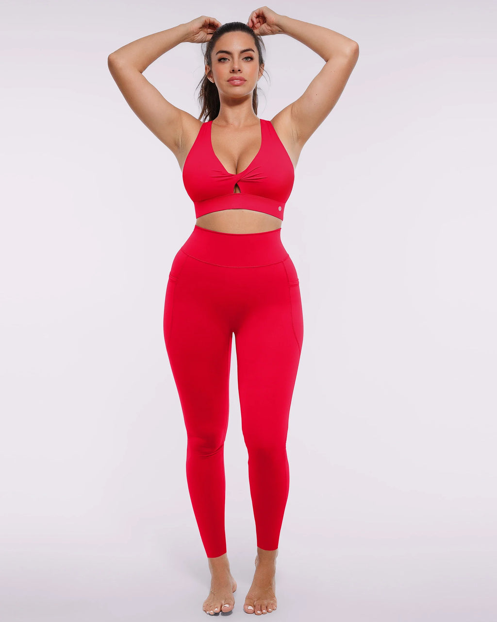ThermaCinch AeroSlim Trainings-Leggings mit Taschen — AiroFlex™