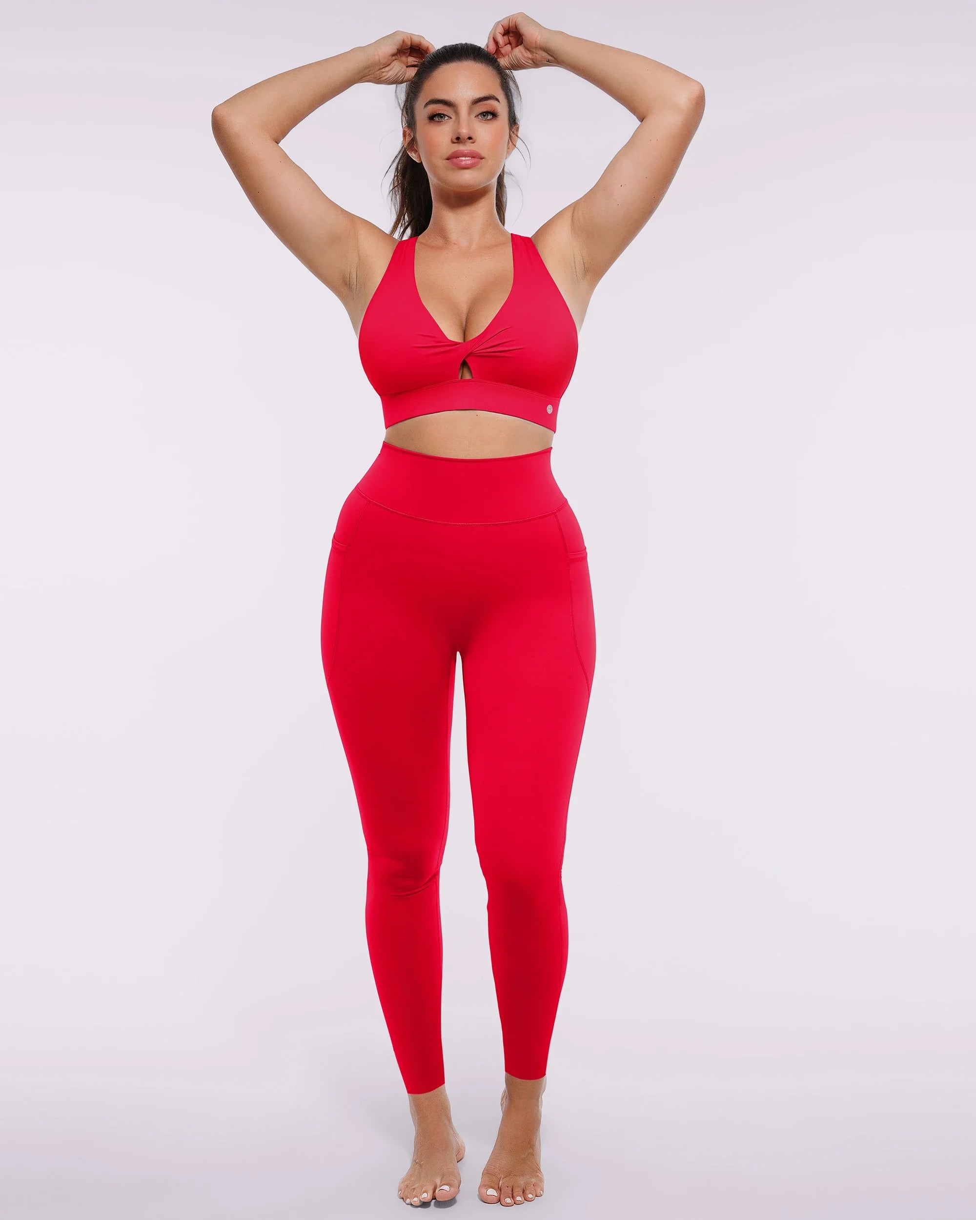 ThermaCinch AeroSlim Trainings-Leggings mit Taschen — AiroFlex™
