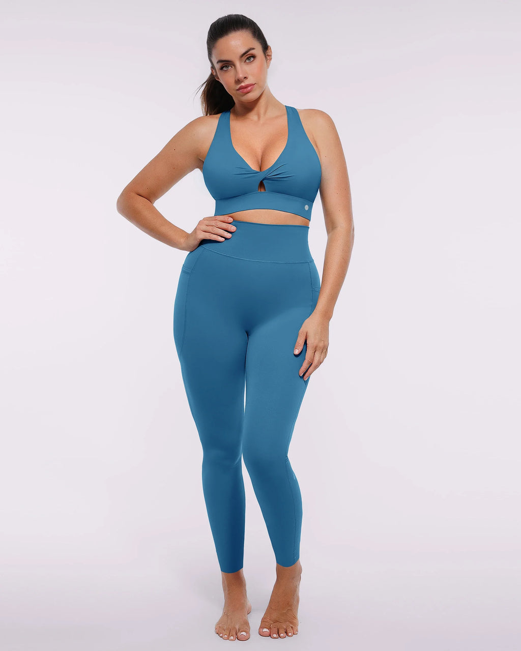 ThermaCinch AeroSlim Trainings-Leggings mit Taschen — AiroFlex™