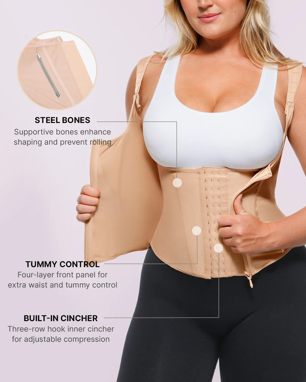 ThermaCinch AeroSlim Waist-Trainer-Weste — TitanFlex™