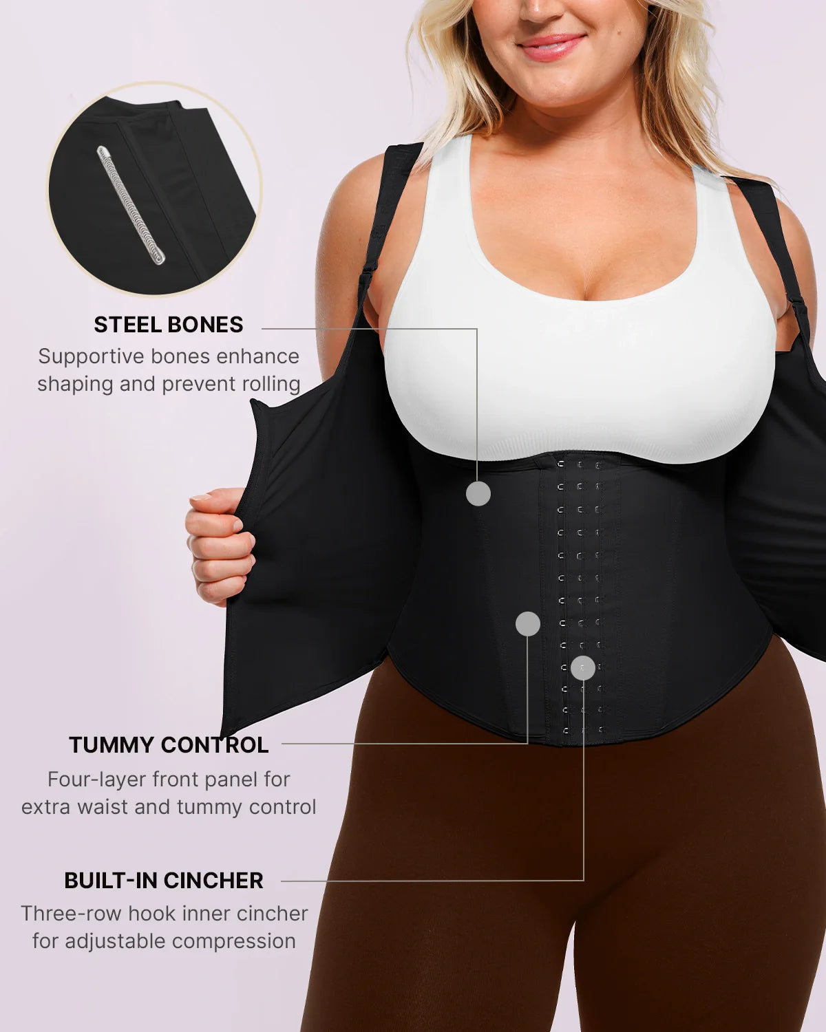 ThermaCinch AeroSlim Waist-Trainer-Weste — TitanFlex™