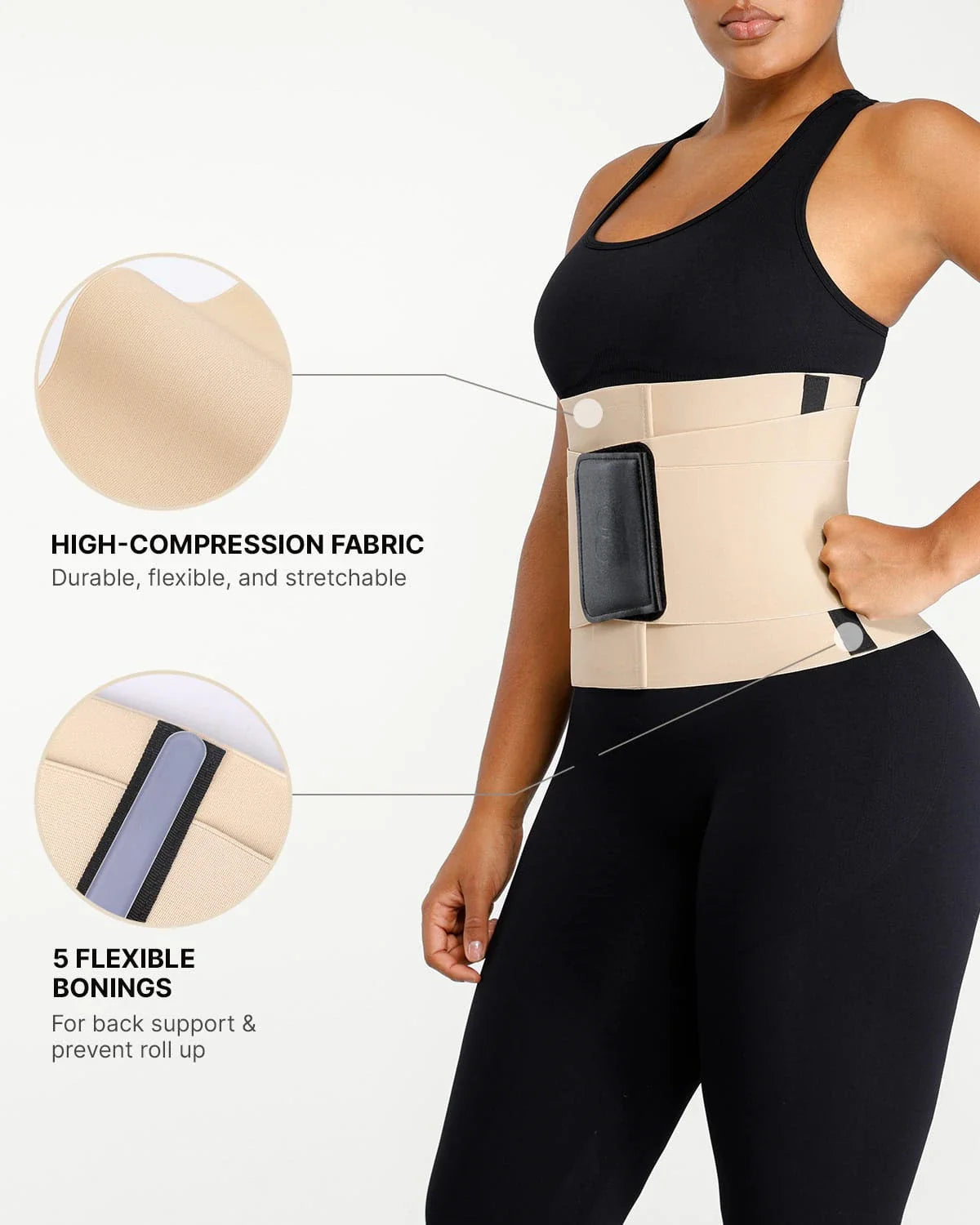 ThermaCinch AeroSlim Latex-Waist-Trainer mit dreifacher Kompression — TitanFlex™
