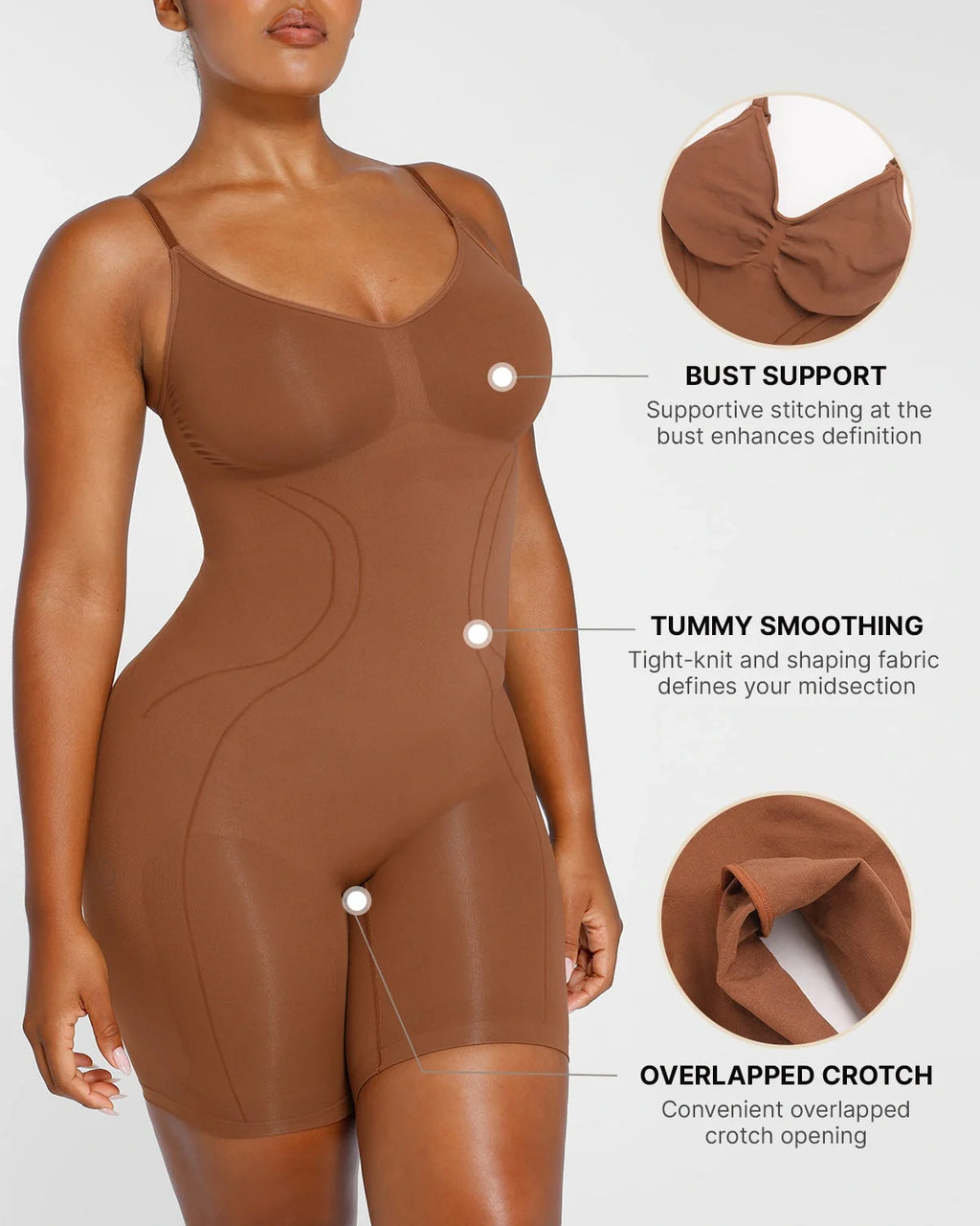 PureForm SkinGlide Seamless Smoothing Bodysuit — CoreFlex™