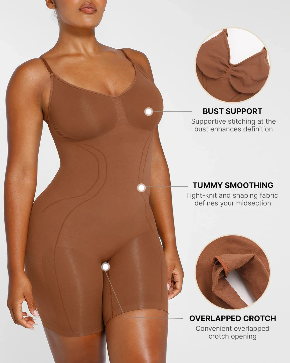 PureForm SkinGlide Seamless Smoothing Bodysuit — CoreFlex™