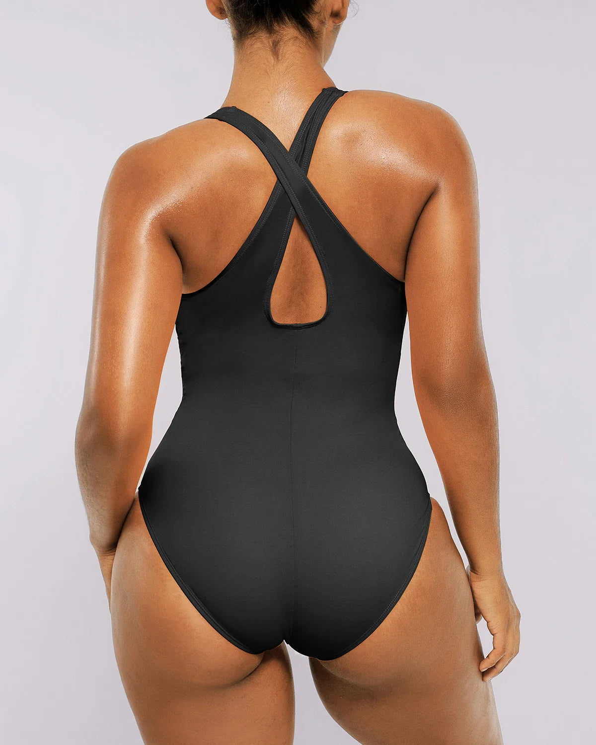 SculptPro Bañador corsé escotado con control de abdomen