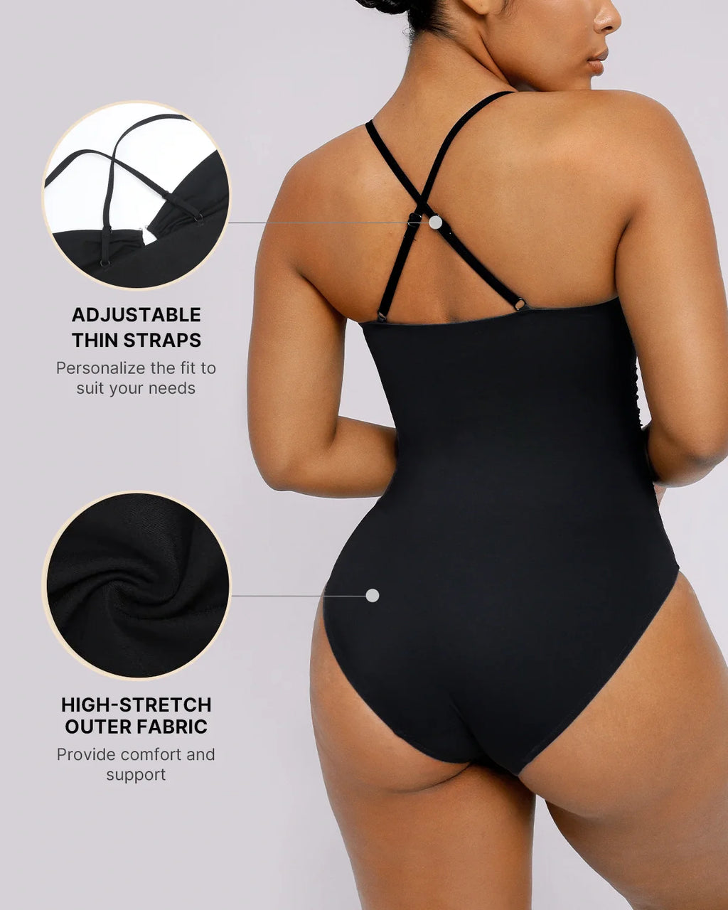 SculptPro Costume modellante con anello a U e cut-out
