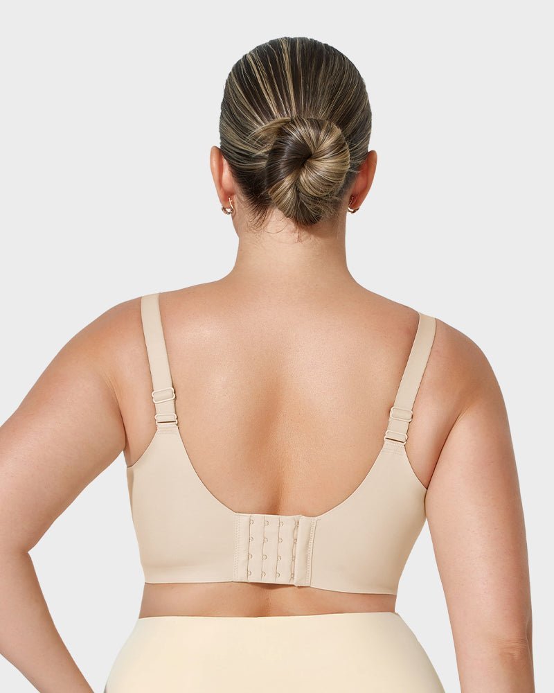 Back Smoothing Push - Up Plunge Bra - HerShape Bra