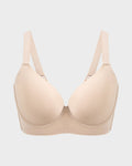Back Smoothing Push - Up Plunge Bra - HerShape Bra