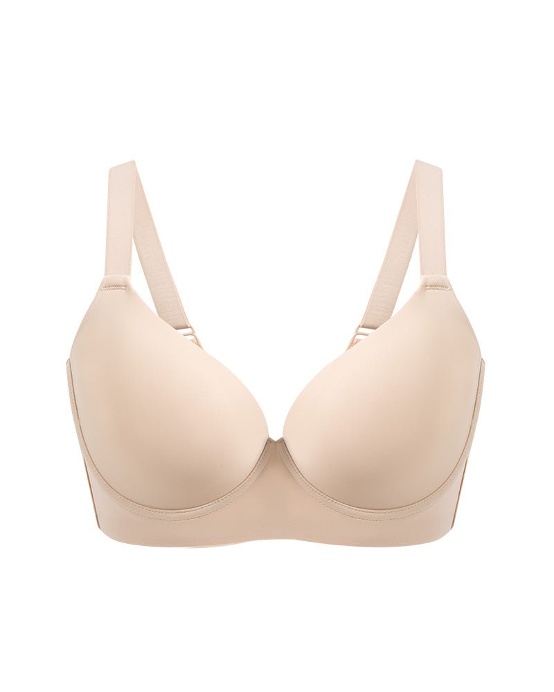 Back Smoothing Push - Up Plunge Bra - HerShape Bra