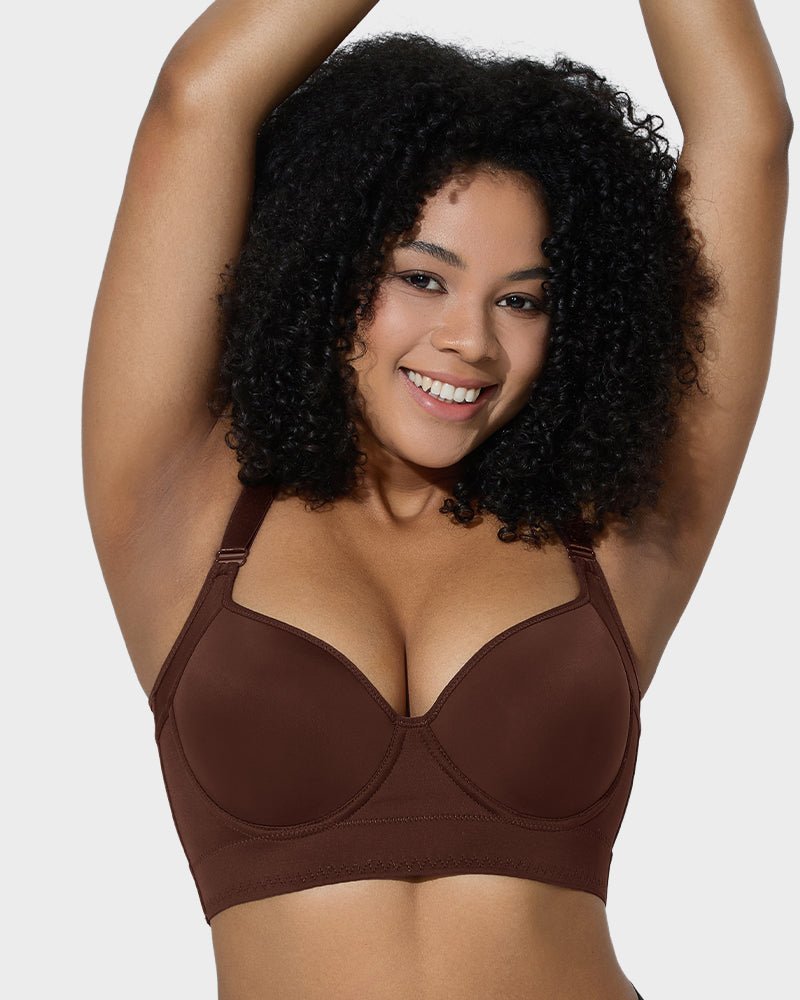 Back Smoothing Underwire Push Up Bra - HerShape Bra