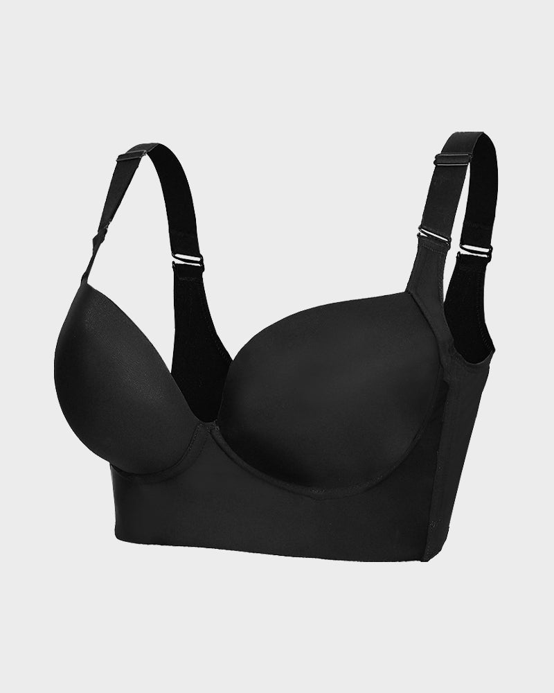 Back Smoothing Underwire Push Up Bra - HerShape Bra