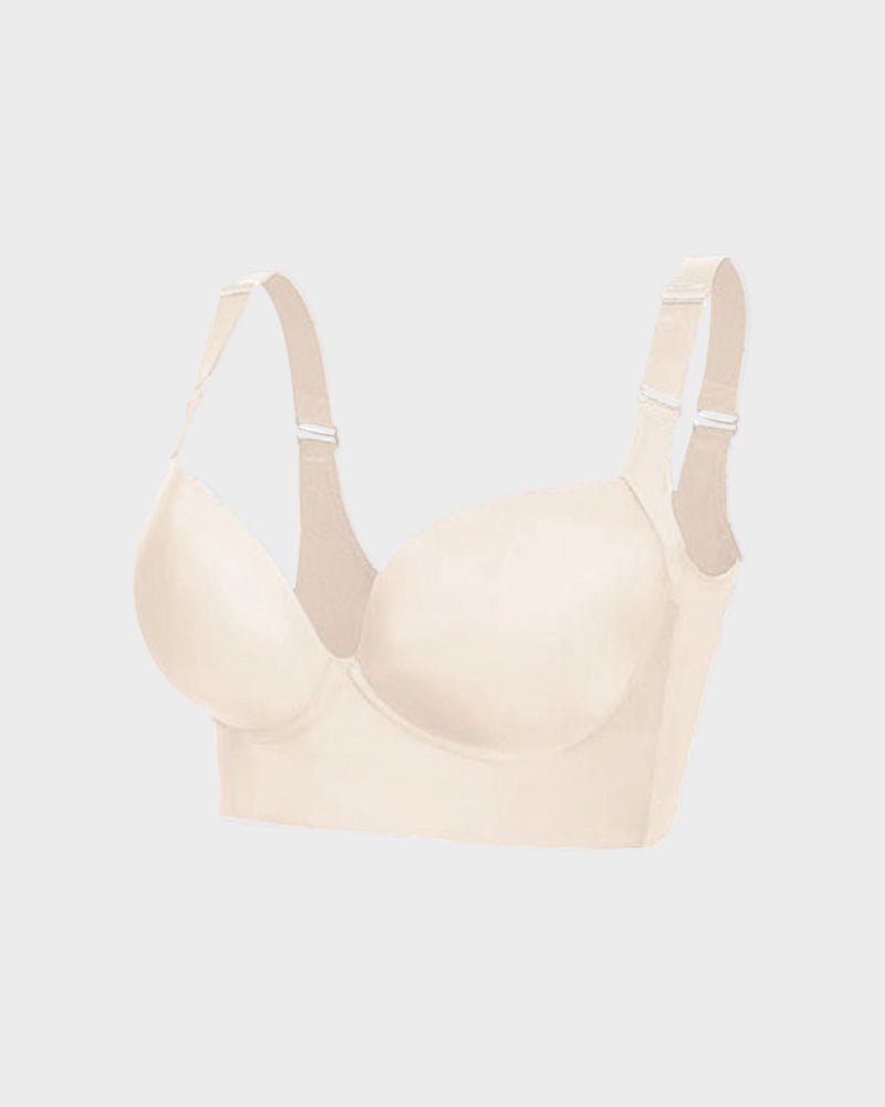 Back Smoothing Underwire Push Up Bra - HerShape Bra