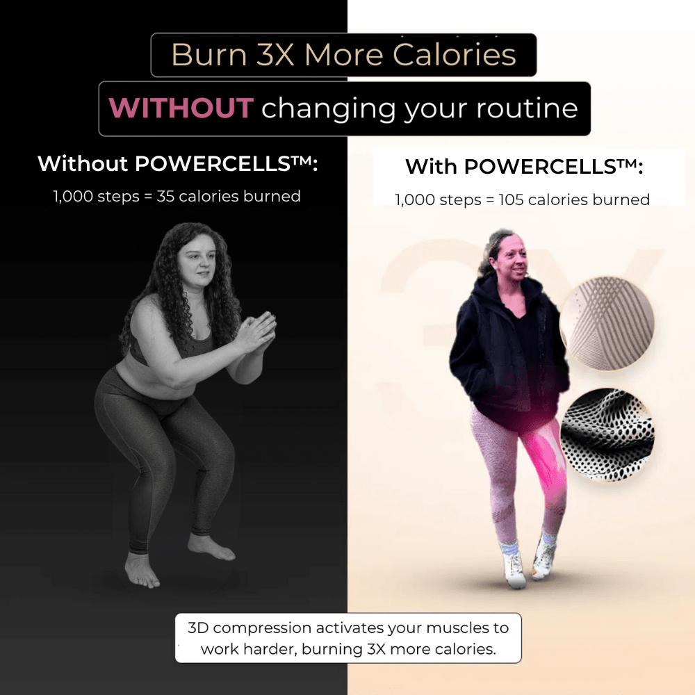 BARE - POWER™ 3D Metabolic Booster Leggings - HerShape Bra