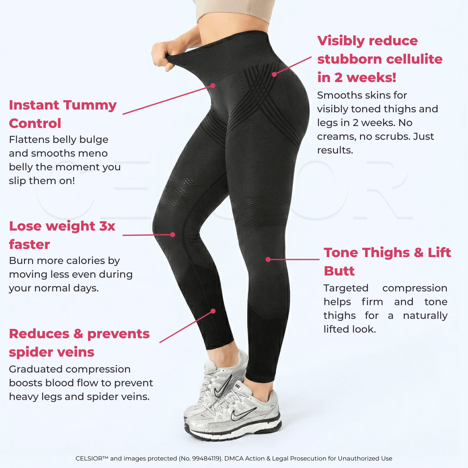 BARE - POWER™ 3D Metabolic Booster Leggings - HerShape Bra