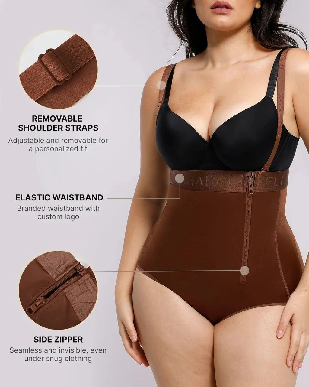 BOOT - YEAH™ SilkSculpt™ High - Waisted Brief - HerShape Bra