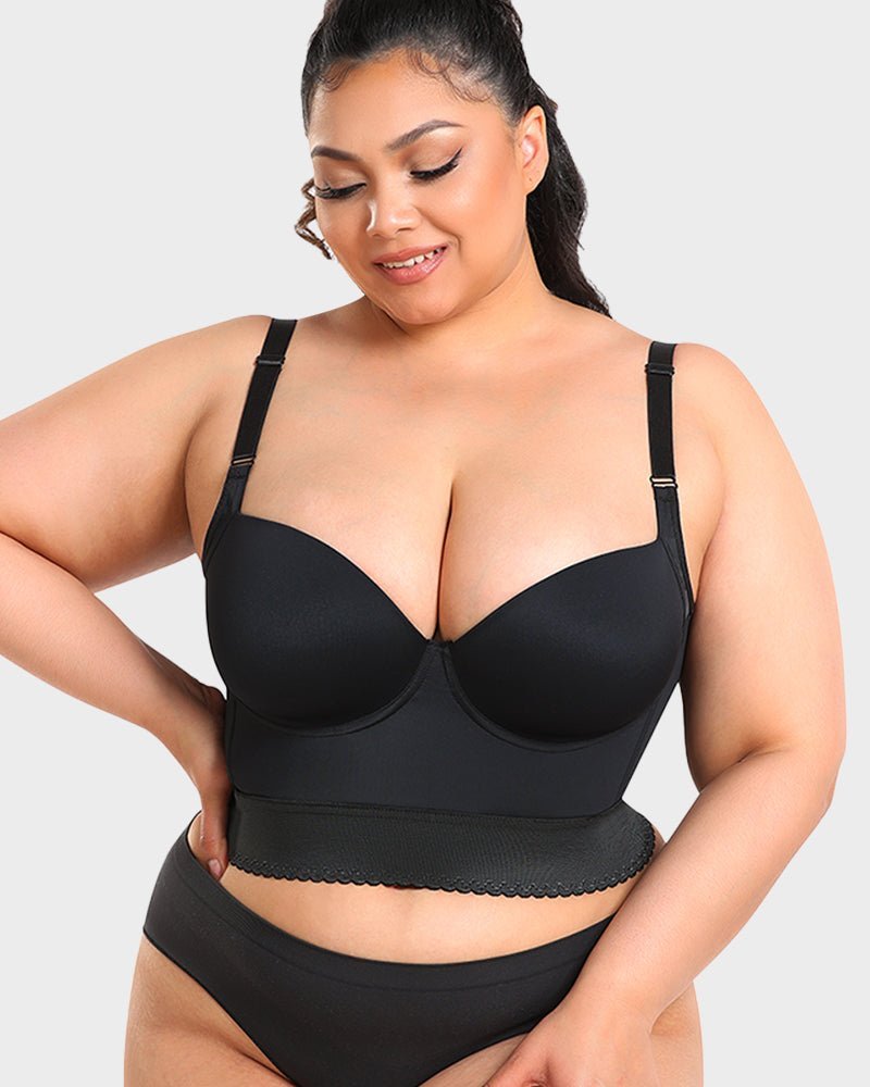 Built - In Shapewear Longline Push - Up Bra - HerShape Bra