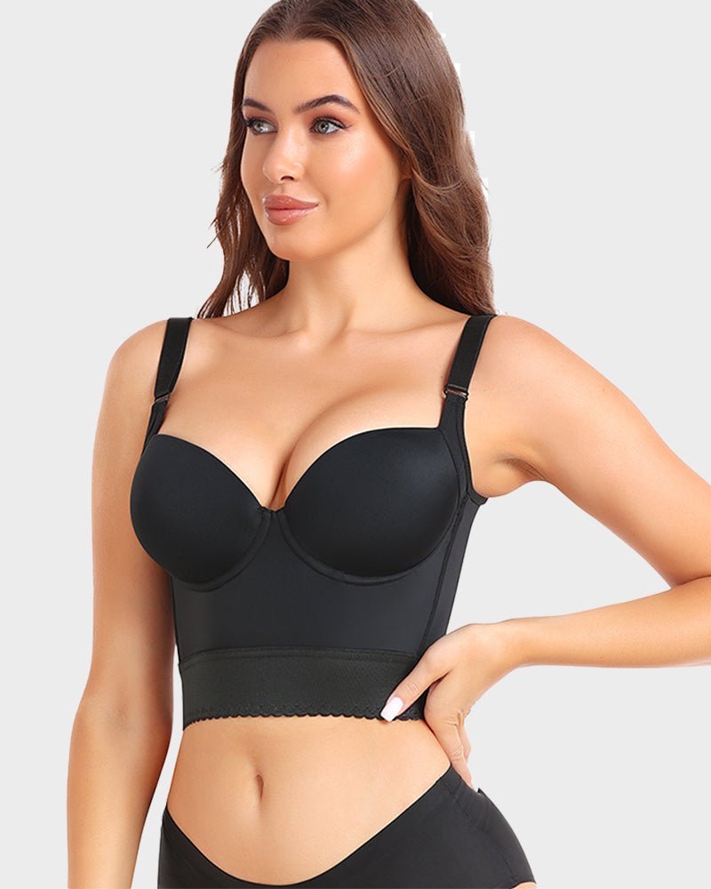 Built - In Shapewear Longline Push - Up Bra - HerShape Bra