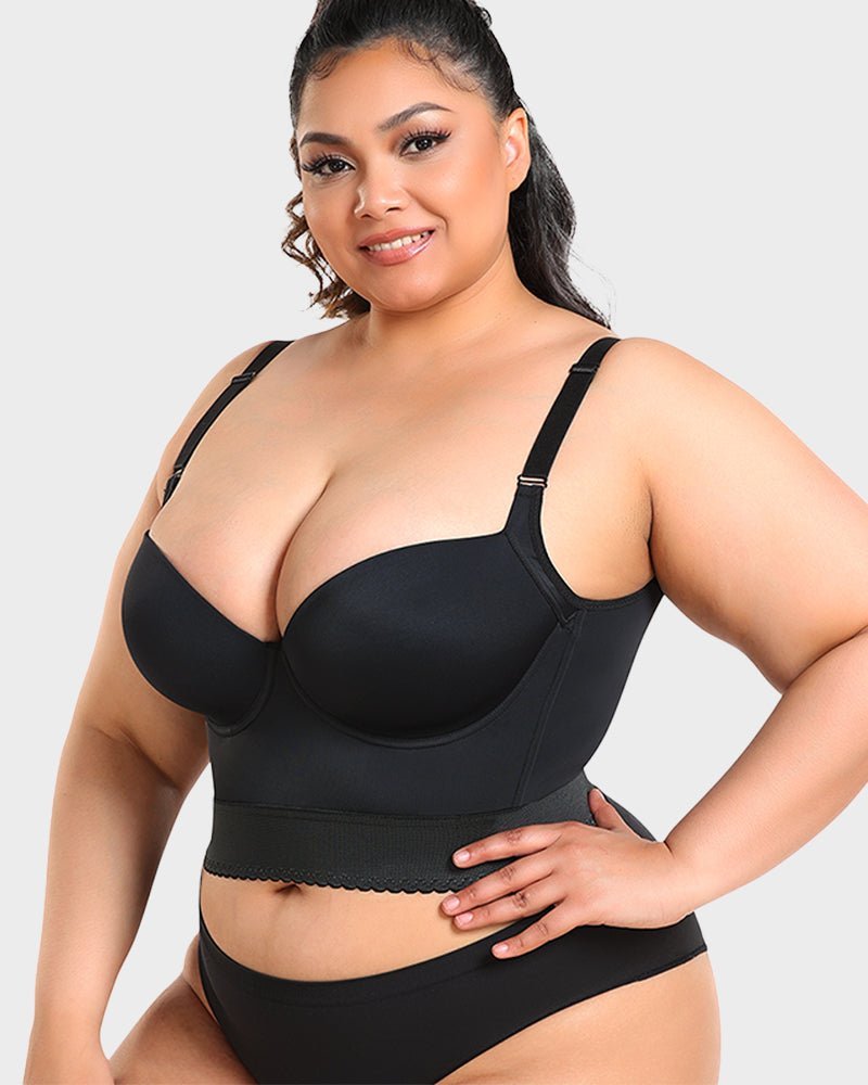 Built - In Shapewear Longline Push - Up Bra - HerShape Bra