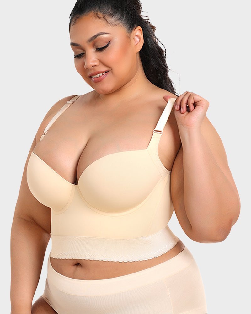 Built - In Shapewear Longline Push - Up Bra - HerShape Bra