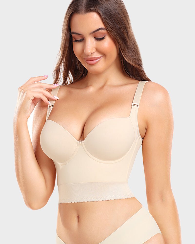Built - In Shapewear Longline Push - Up Bra - HerShape Bra