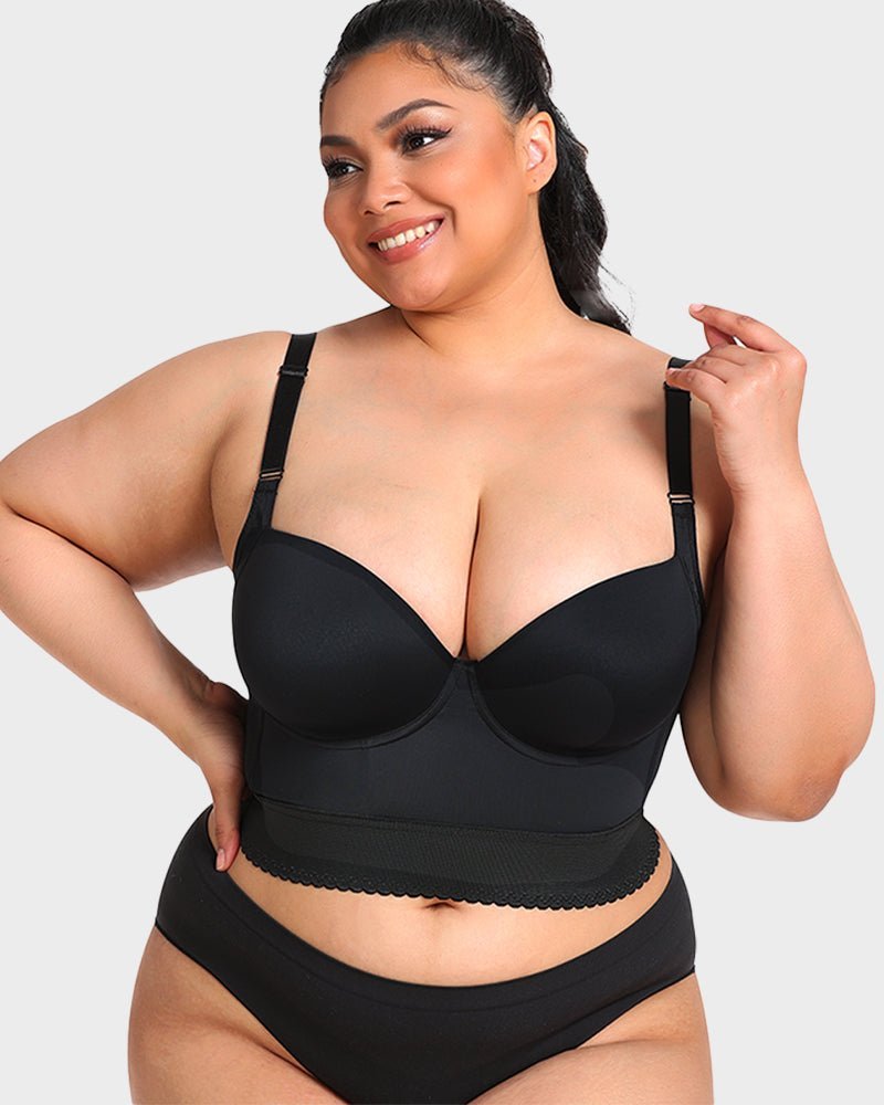 Built - In Shapewear Longline Push - Up Bra - HerShape Bra