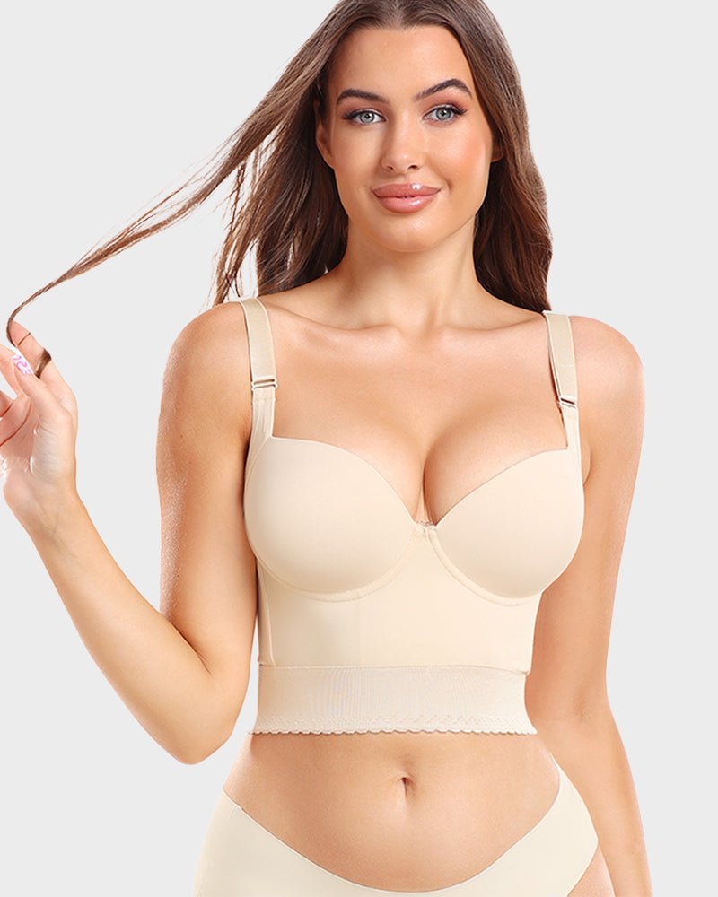 Built - In Shapewear Longline Push - Up Bra - HerShape Bra