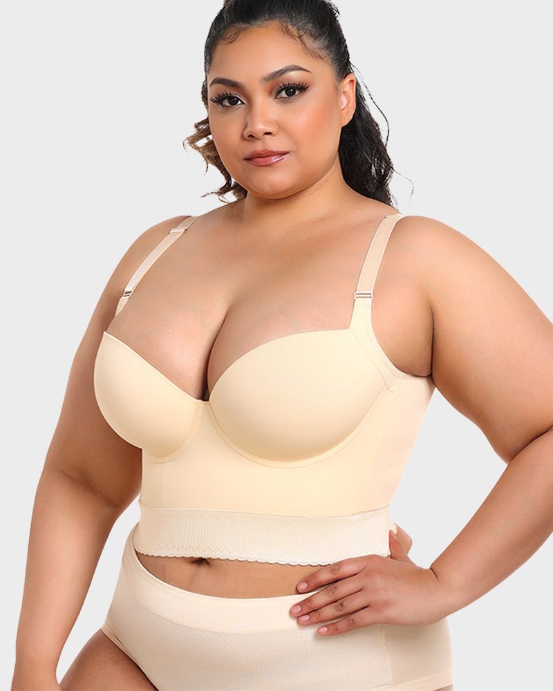 Built - In Shapewear Longline Push - Up Bra - HerShape Bra