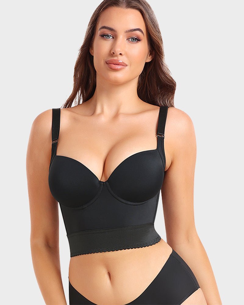 Built - In Shapewear Longline Push - Up Bra - HerShape Bra