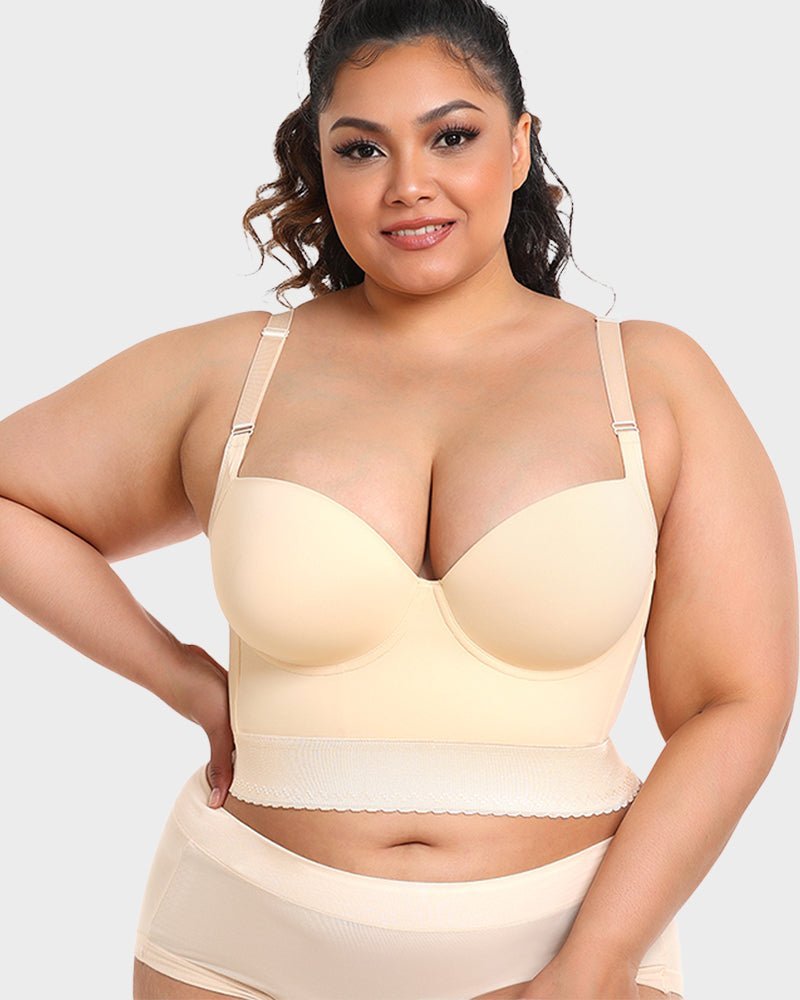 Built - In Shapewear Longline Push - Up Bra - HerShape Bra