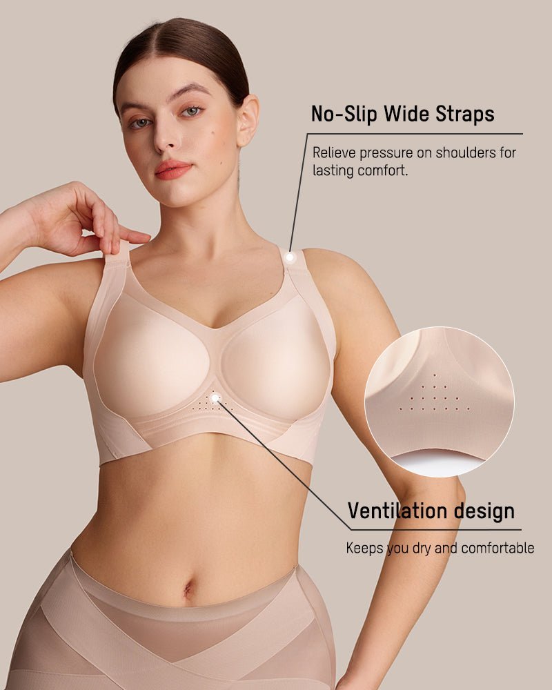 CloudLift™ bra Invisible Wide - Band Wireless Support Bra - HerShape Bra