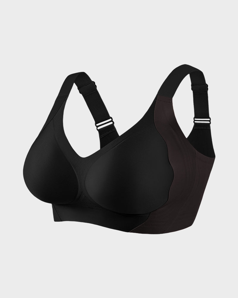 CloudLift™ bra Invisible Wide - Band Wireless Support Bra - HerShape Bra