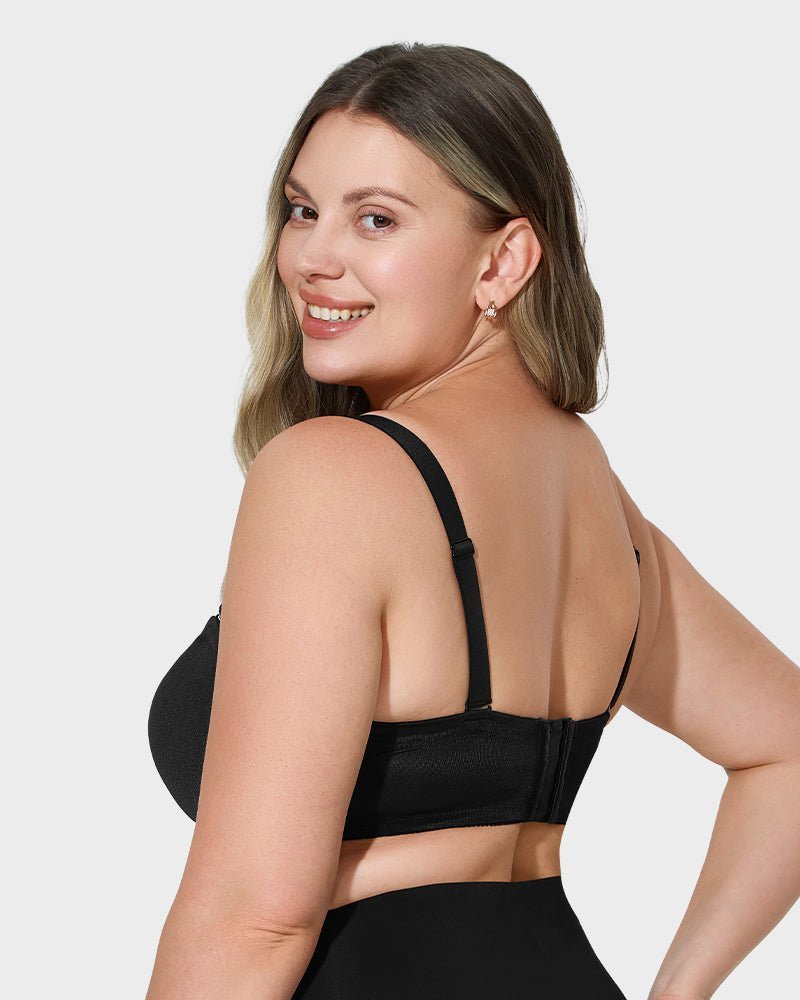 Comfort Push Up Unlined Bra with Removable Straps - HerShape Bra