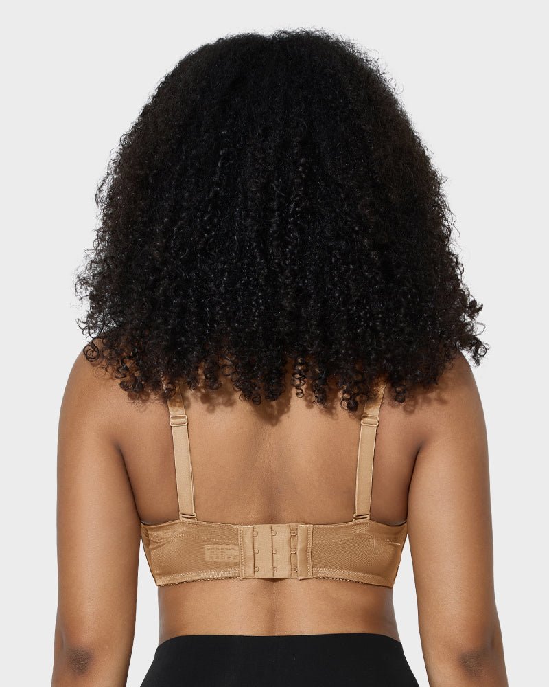 Comfort Push Up Unlined Bra with Removable Straps - HerShape Bra