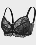 Comfort Unlined Lace Underwire Push Up Bra - HerShape Bra