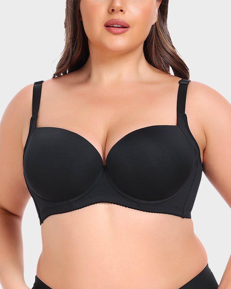 Comfy Smoothing Push - Up T-Shirt Bra - HerShape Bra