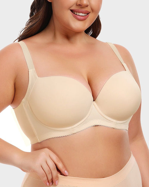 Comfy Smoothing Push - Up T-Shirt Bra - HerShape Bra