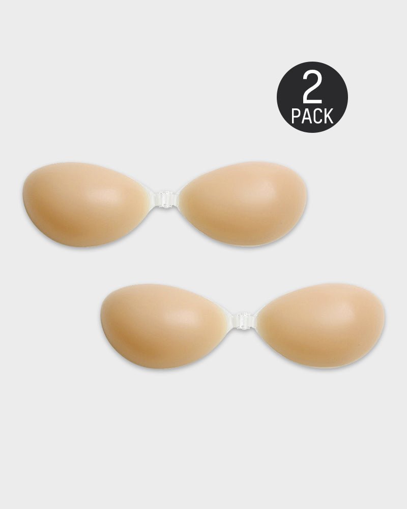 Front Closure Silicone Self - Adhesive Invisible Bra (2 Pack) - HerShape Bra