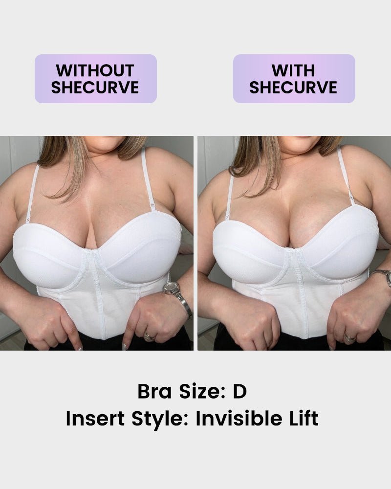 Front Closure Silicone Self - Adhesive Invisible Bra (2 Pack) - HerShape Bra
