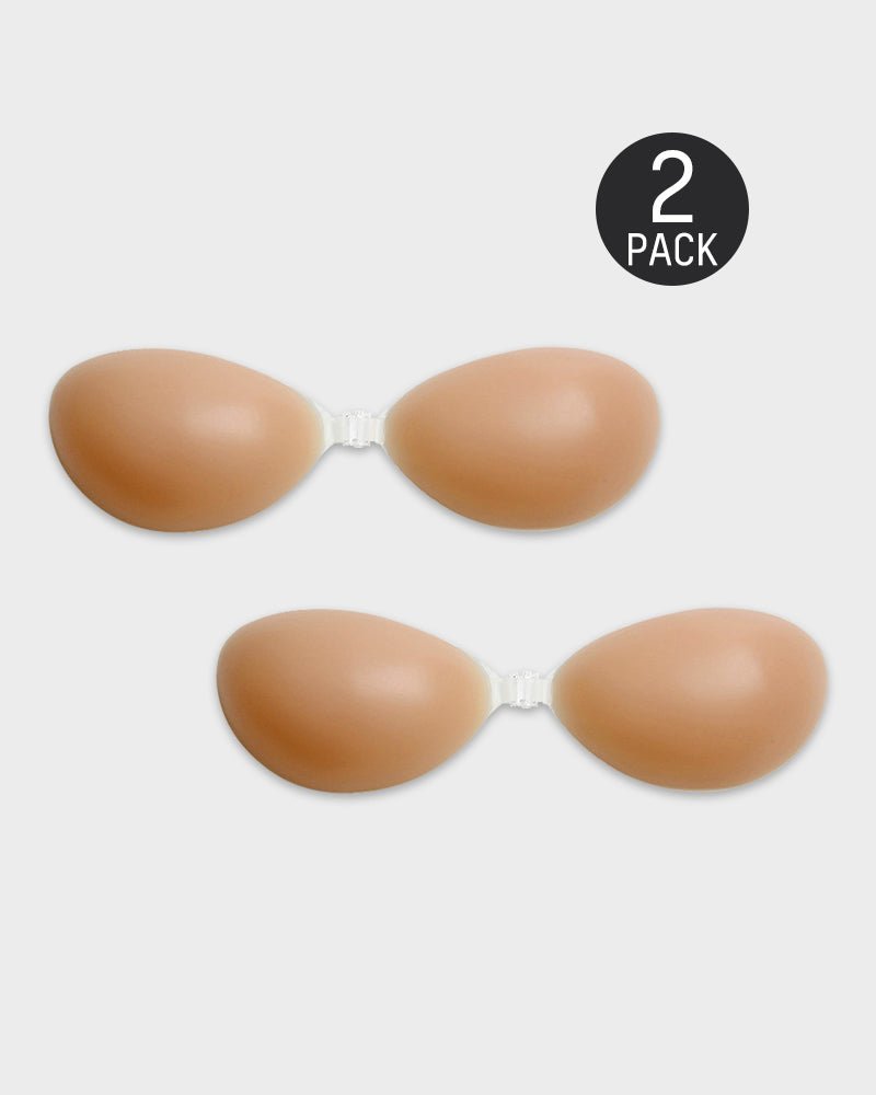 Front Closure Silicone Self - Adhesive Invisible Bra (2 Pack) - HerShape Bra
