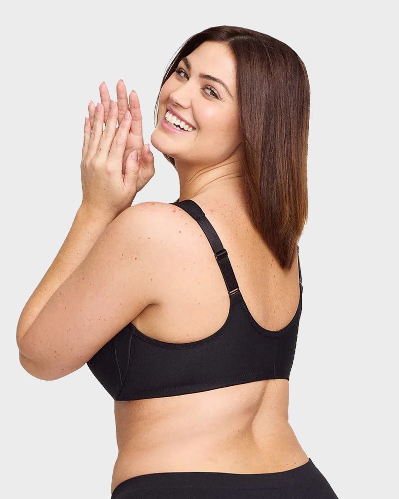 Front - Closure Underwire Print Bra - HerShape Bra