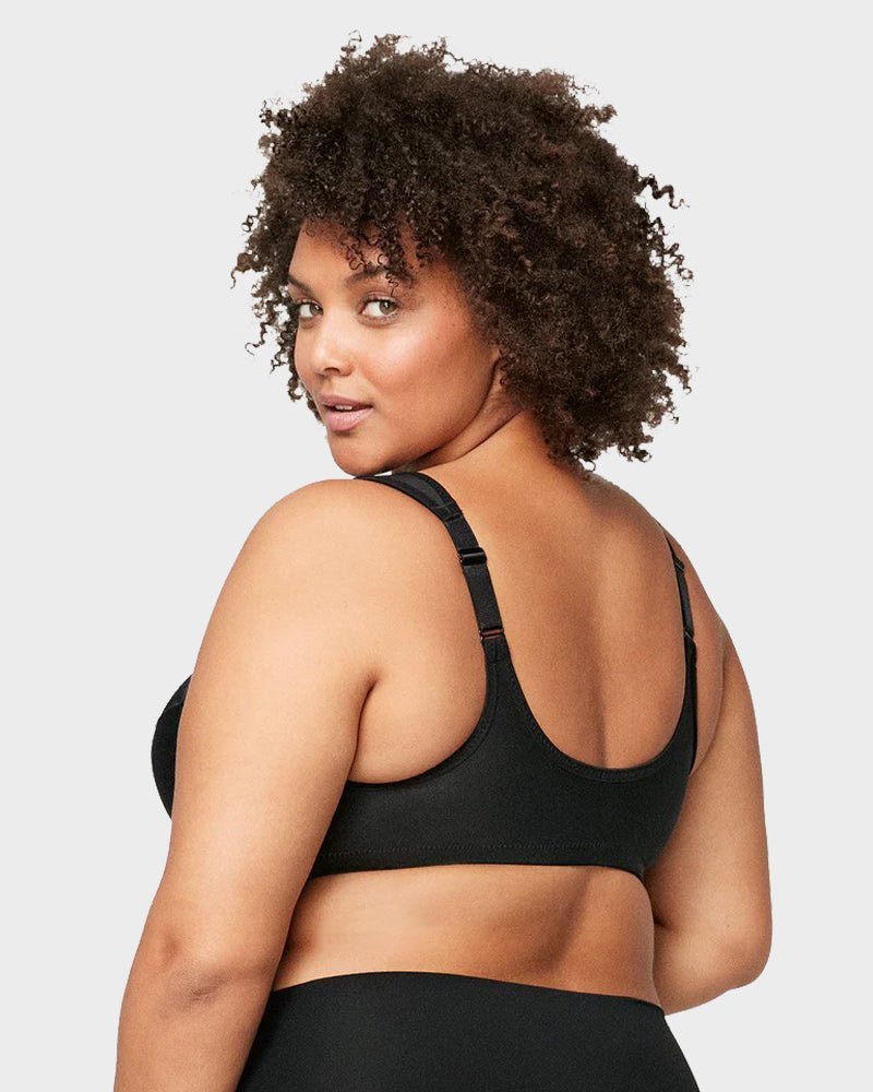 Front - Closure Underwire Print Bra - HerShape Bra