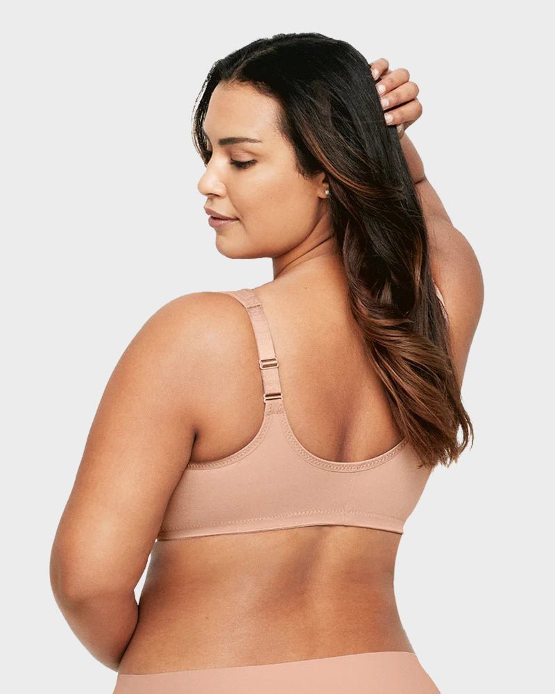 Front - Closure Underwire Print Bra - HerShape Bra